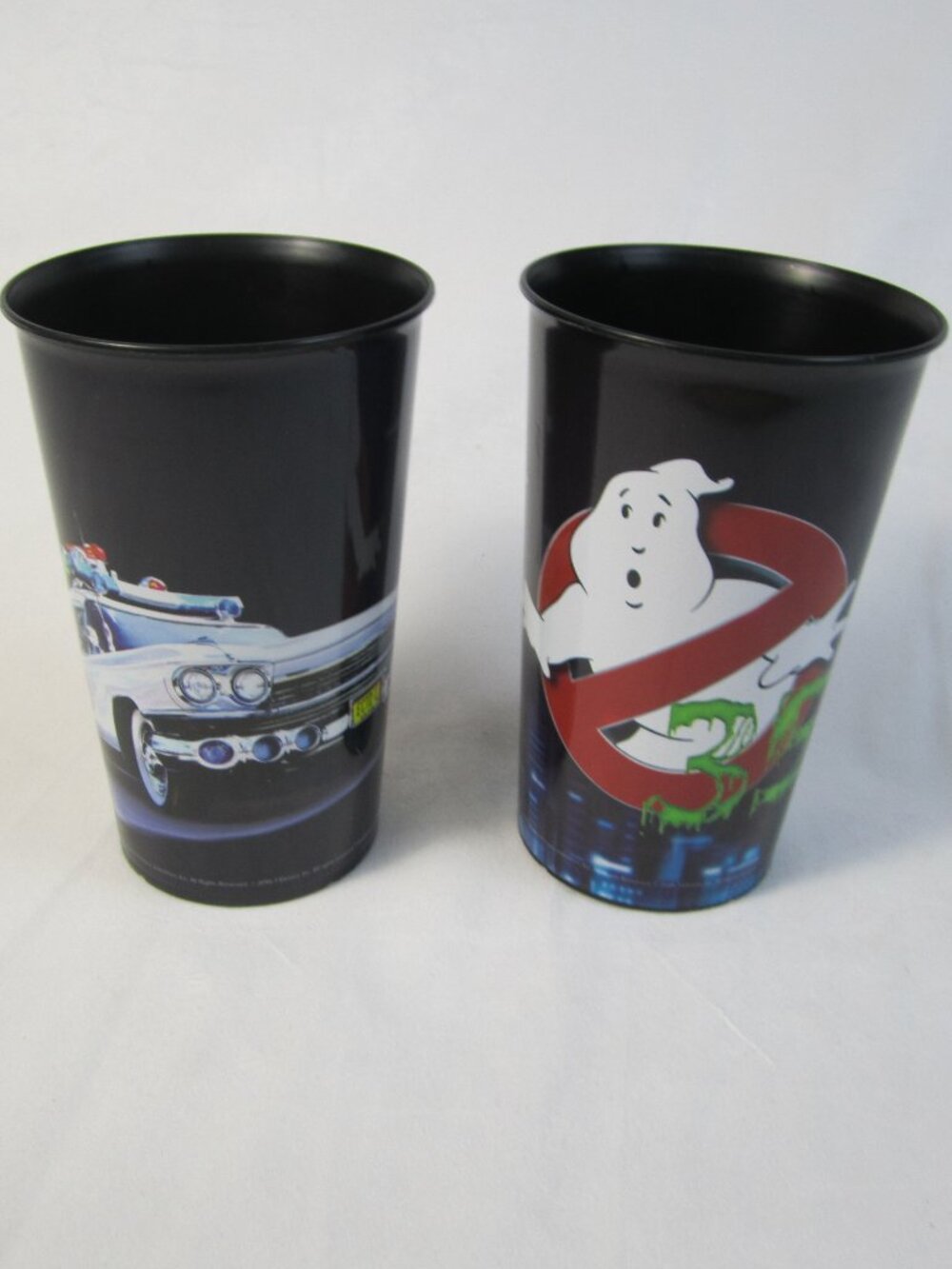 Ghostbusters 35th Anniversary 7 Eleven Slurpee Plastic Cups - Lot of 2 - 2019